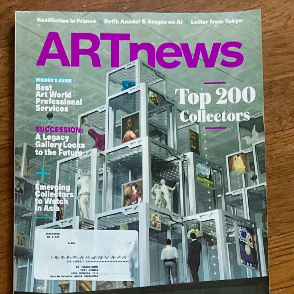 ArtNews magazine 2023 Top 200 Collectors issue